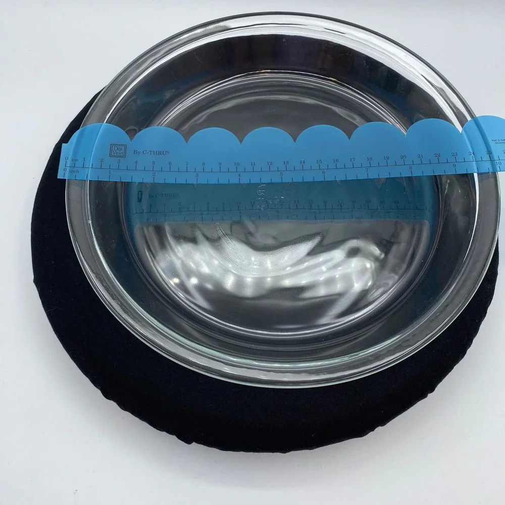 Vintage Pyrex 10 Inch Clear Glass Pie Dish – MCM Oven Safe Bake USA